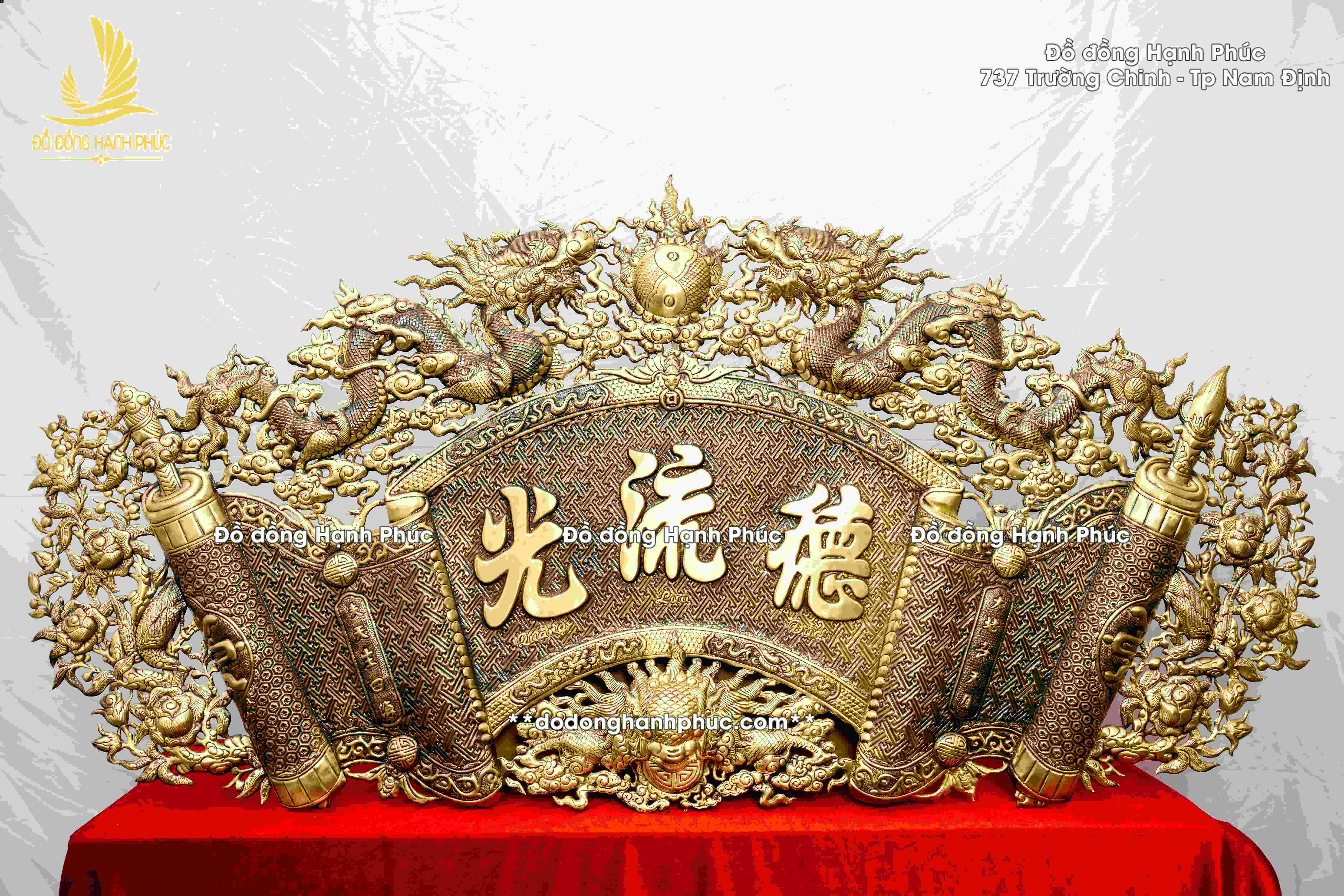 BỘ CUỐN THƯ CÂU ĐỐI MÀU CAO CẤP CHỮ VIỆT TÍCH MAI HÓA